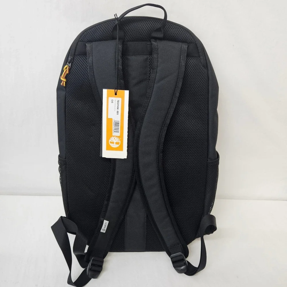 Timberland Back To School Backpack Laptop Sleeve TBC0YHNK-001 Black Orange